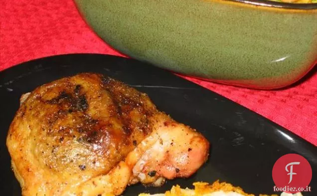 Pollo ai funghi (per la griglia)