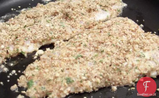 Base rivestita di mandorle