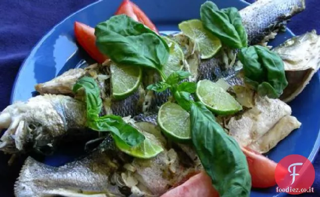 Branzino al Forno con Erbe e Lime