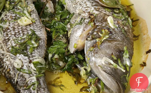 Branzino intero arrostito