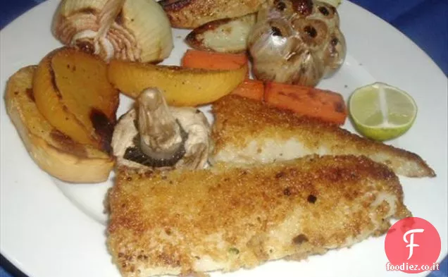 Pesce marinato e saltato