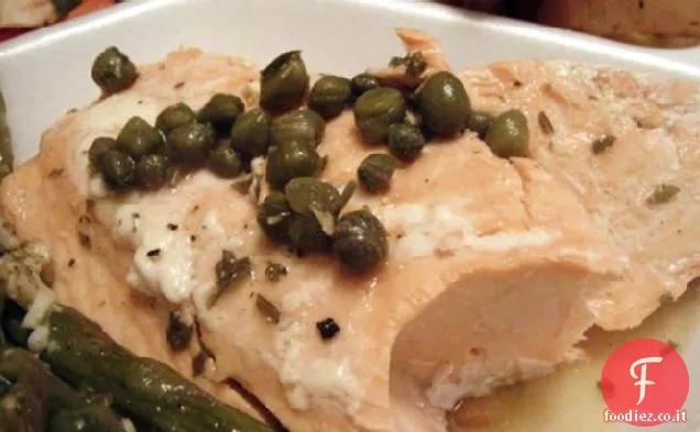 Piccata di salmone in padella