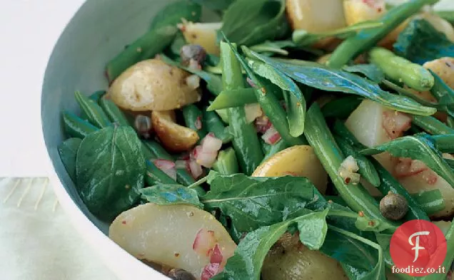 Insalata di rucola con Patate e fagiolini