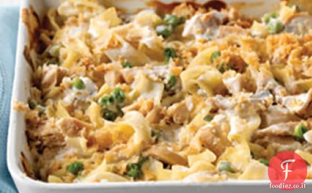 Casseruola cremosa di noodle di tonno