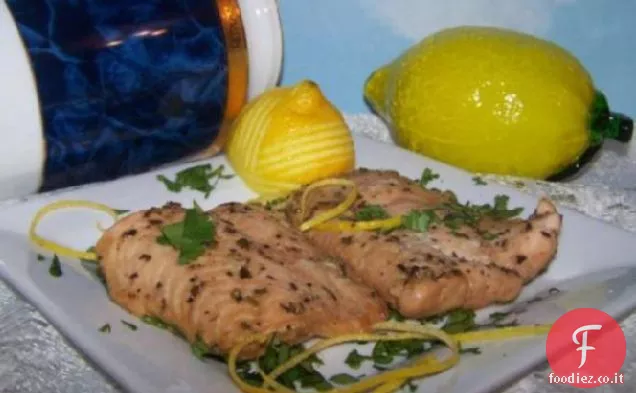 Salmone alle erbe alla griglia