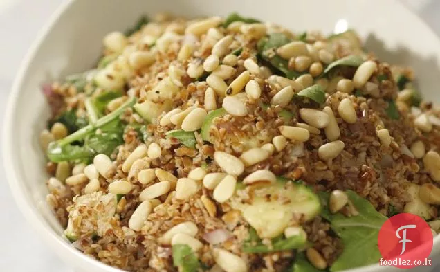 Insalata Bulgur con Rucola, Zucchine e Pinoli