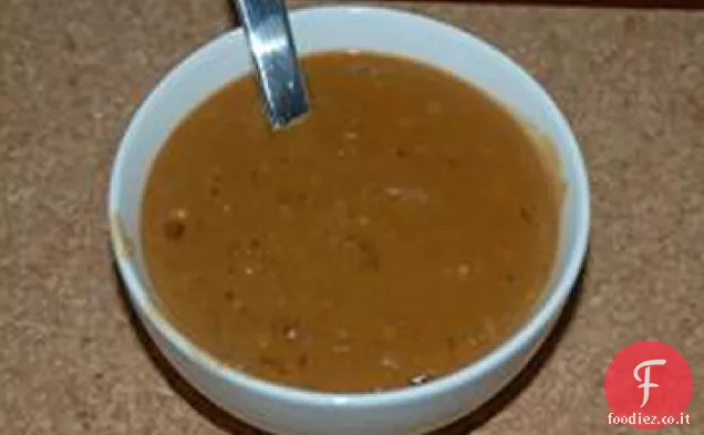 Salsa di arachidi e tamarindo