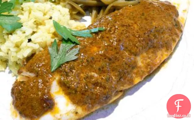 Forno al curry Pesce al vapore