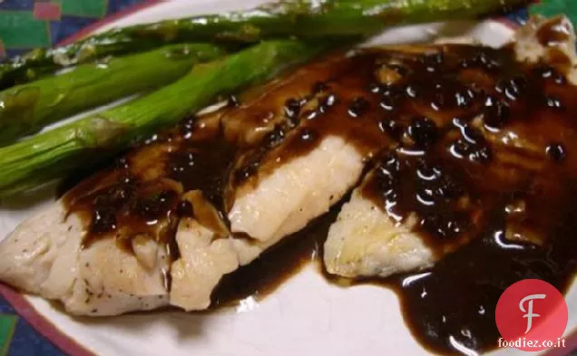 Tilapia con Salsa al Burro Balsamico