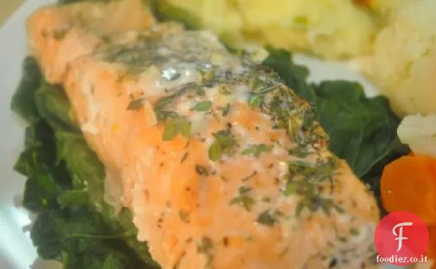 Salmone alle erbe al limone