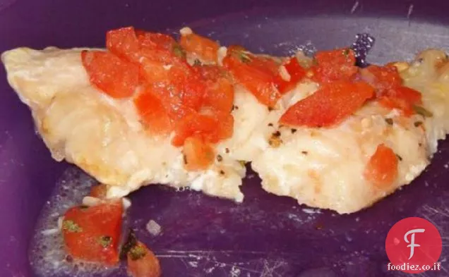 Pesce persico al forno