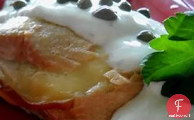 Glenn sta soffiando roccia Salmone