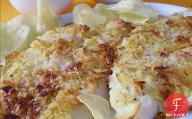 Pesce da forno croccante