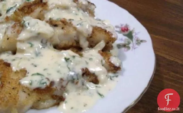 Merluzzo affumicato in salsa di Prezzemolo