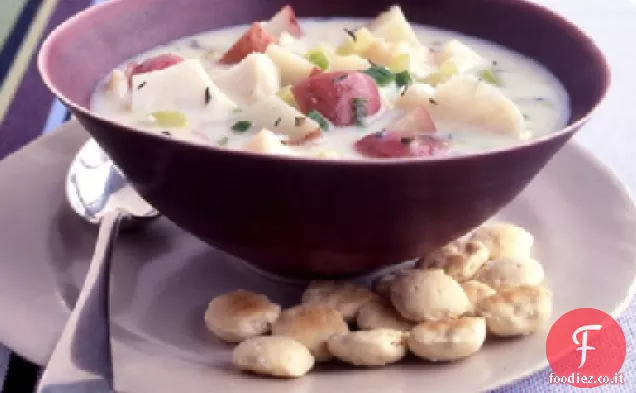 Zuppa di patate e pesce