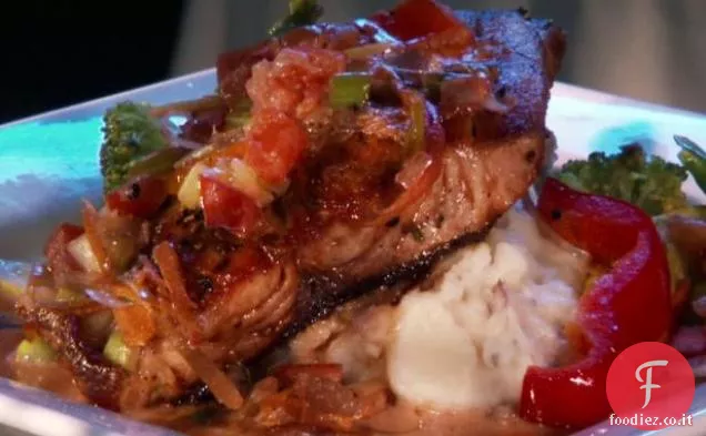 Filetto di coda gialla fresco con lime e zenzero