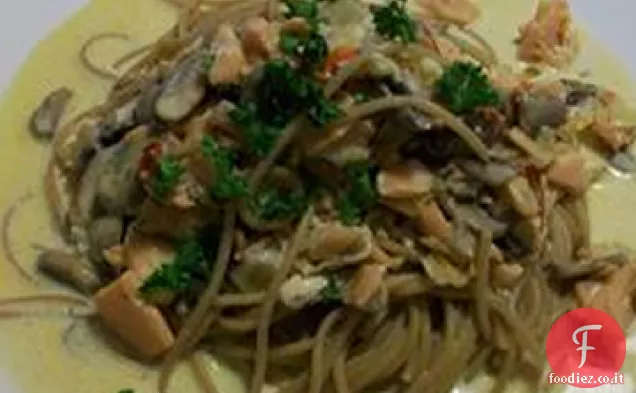 Salmone affumicato Salsa Alfredo