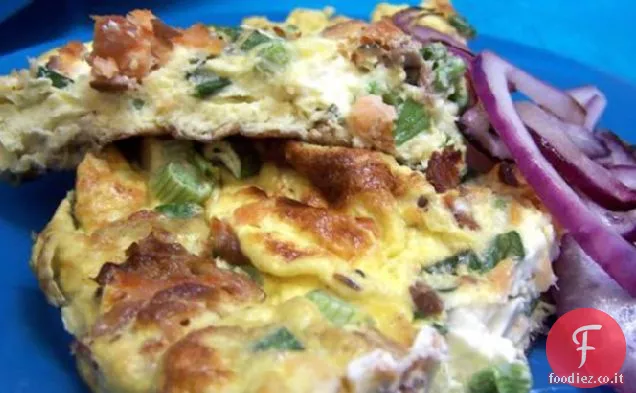 Frittata di Salmone affumicato e crema di Formaggio