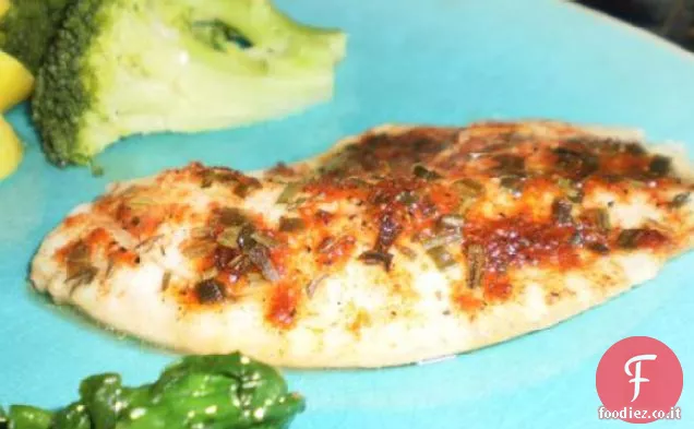 Bella calce pesce al forno