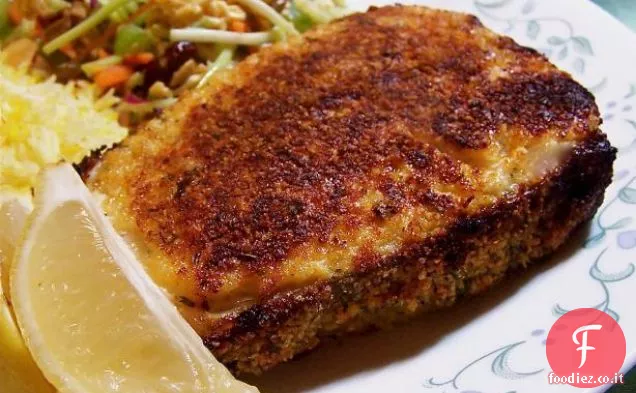 Salmone di Rc con salsa di crema di basilico. *****