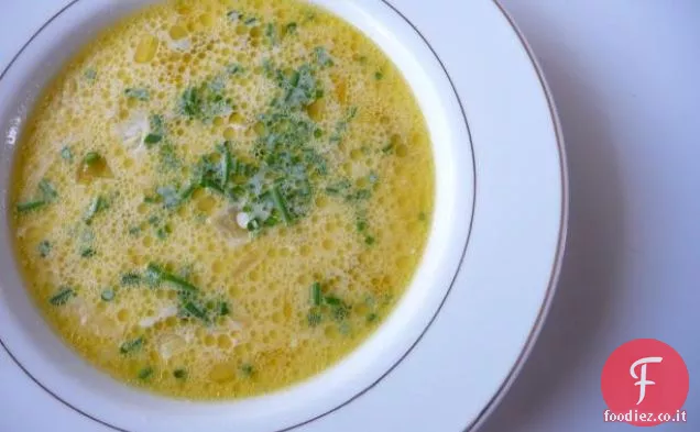 Zuppa di salmone affumicato di Pat