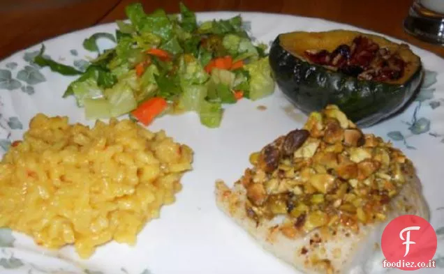 Mahi Mahi in crosta di pistacchio