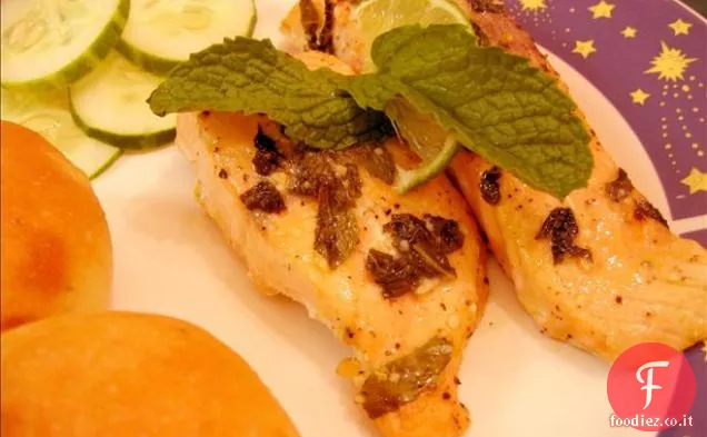 Salmone selvatico in crosta di sesamo