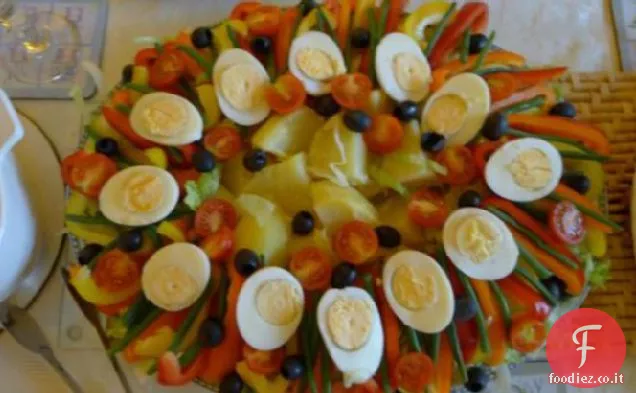 Insalata di salmone affumicato (alla nicoise)