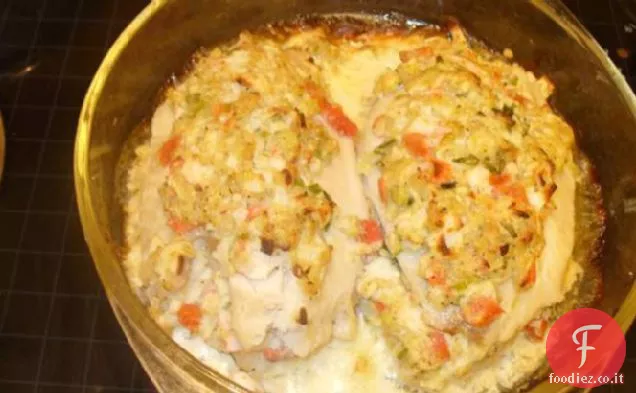 Filetti di pesce ripieni di granchio