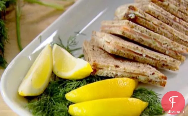 Salmone affumicato Tè panini