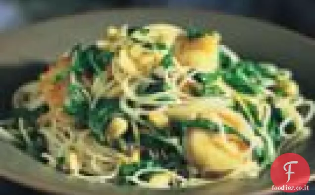 Pasta Capelli d'Angelo Con Capesante e Rucola