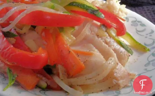 Arancia ruvida con dragoncello e verdure