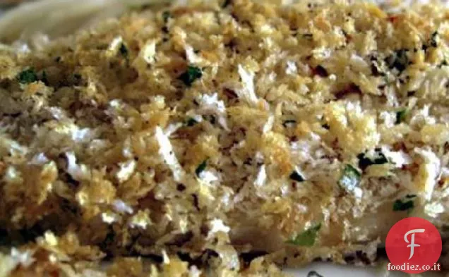 Filetti di passera con briciole di pane Panko
