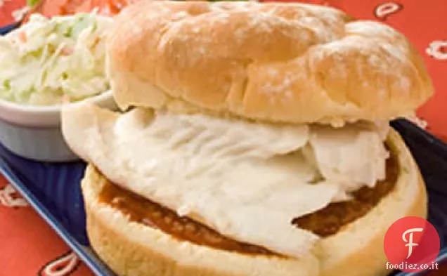 Panini di pesce al forno