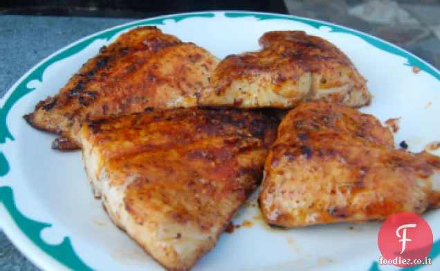 Pesce gatto annerito piccante