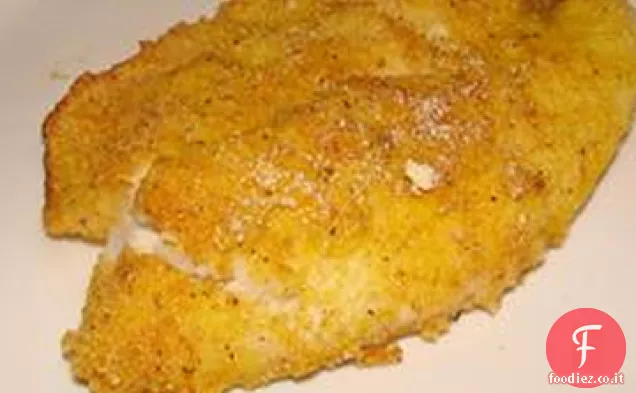 Pesce gatto fritto al forno in stile meridionale