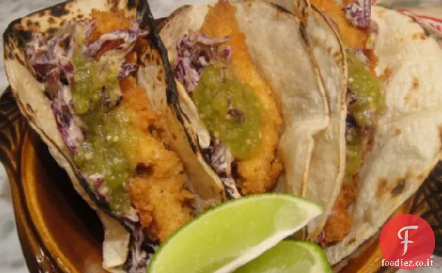 Cucinare il libro: Tacos di pesce gatto con Chipotle Slaw