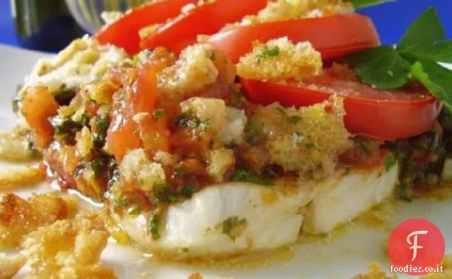 Psari a la Spetsiota (Pesce fatto nello stile di Spetses)