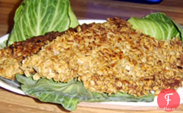 Pesce in crosta di avena
