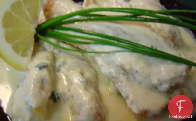 Merluzzo con salsa di senape