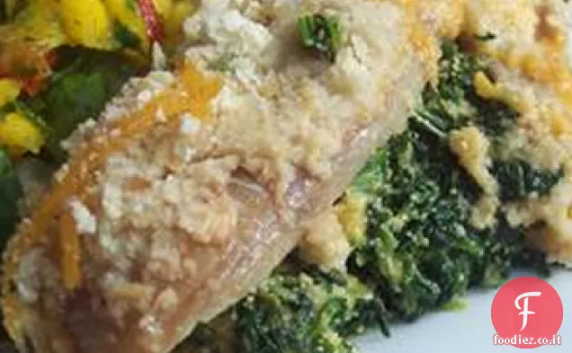 Gli spinaci e il pesce di zia Carol cuociono