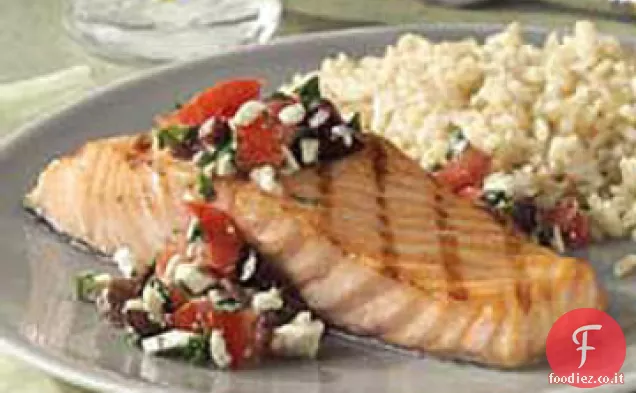 Merluzzo con Salsa Mediterranea