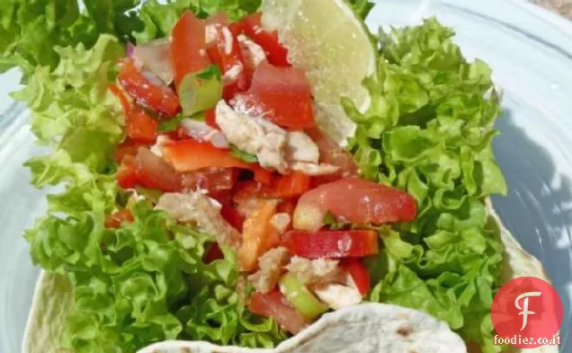 Insalata messicana in una tortilla (Ww 6 punti)