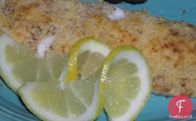 Pesce al forno croccante