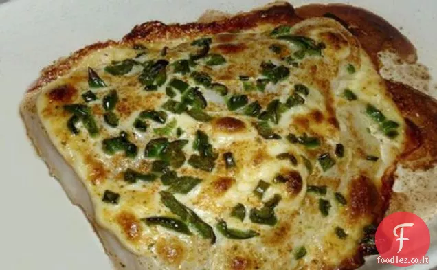 Halibut al forno con Jalapenos