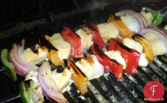 Spiaggia del sud Pesce Kabobs
