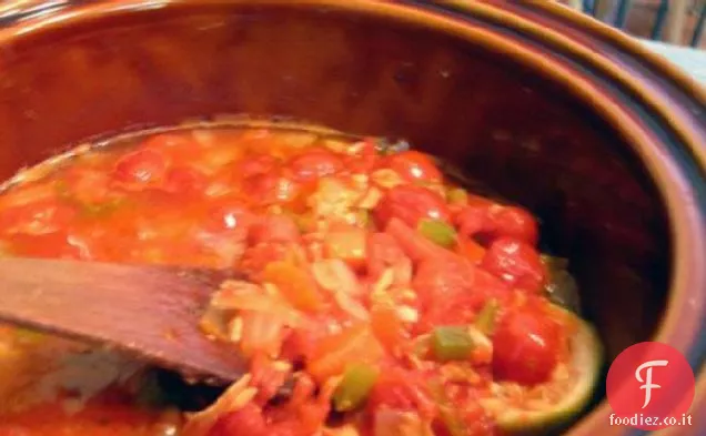 Zuppa di ippoglosso del capo