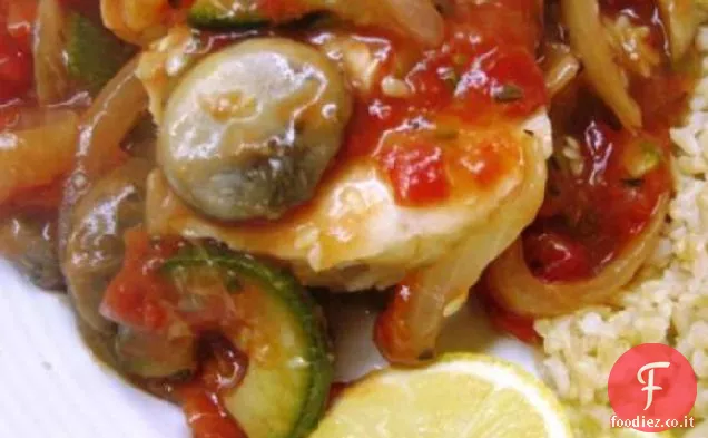 Halibut vegetale