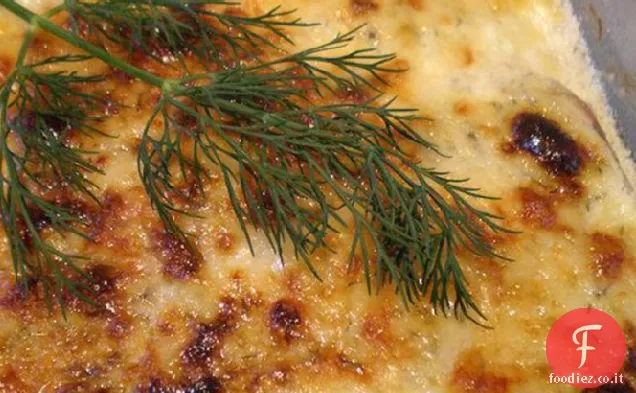 Arancia ruvida con salsa di aneto