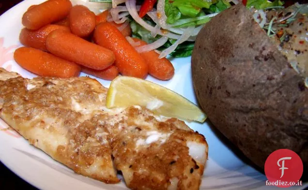 Filetti di pesce al forno croccanti